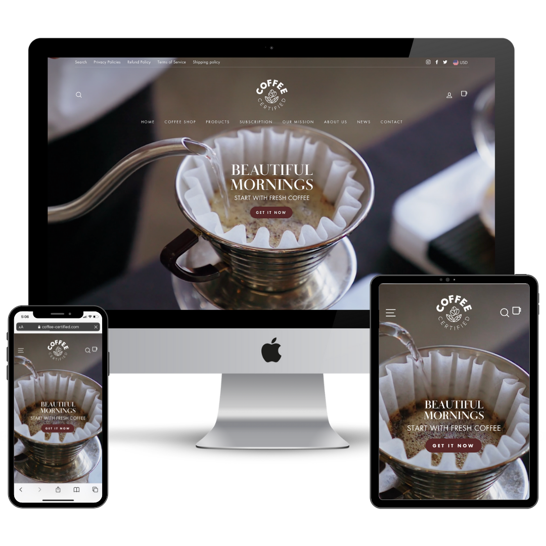 Shopify Coffee Dropshipping Store